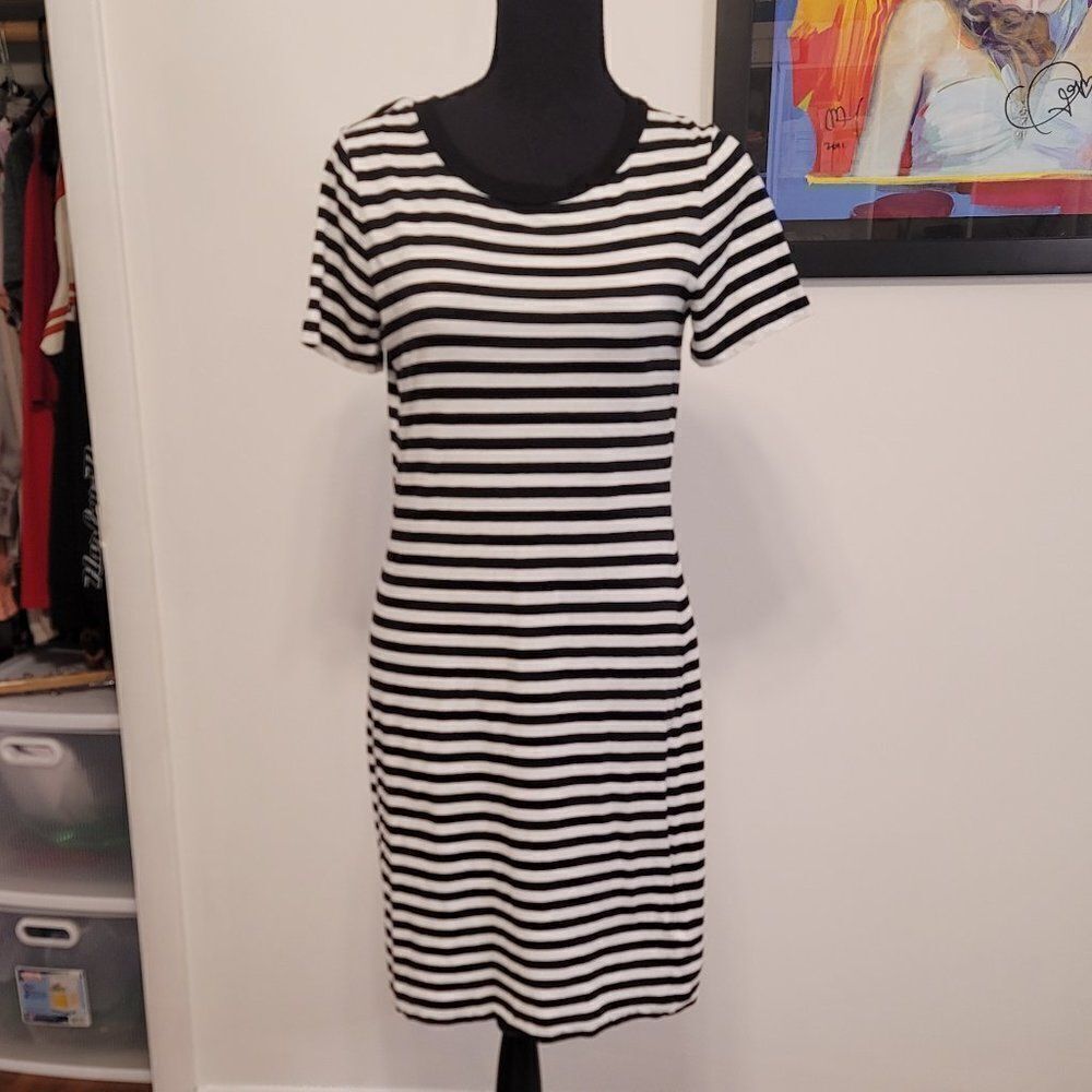 Michael Kors T-Shirt Stirped Dress